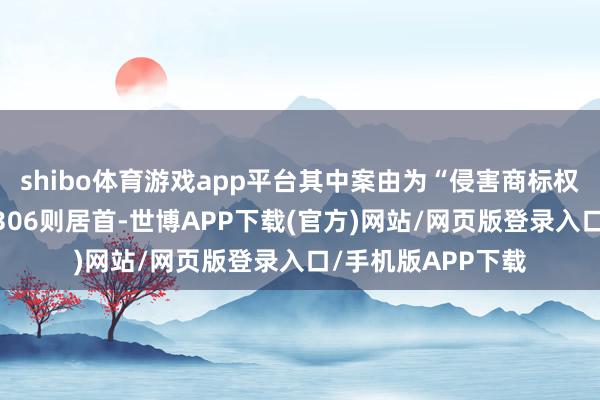 shibo体育游戏app平台其中案由为“侵害商标权纠纷”的公告以2306则居首-世博APP下载(官方)网站/网页版登录入口/手机版APP下载