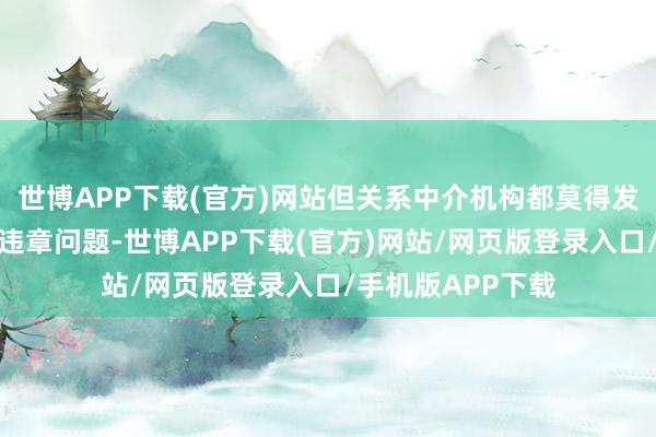 世博APP下载(官方)网站但关系中介机构都莫得发现该上市公司的违章问题-世博APP下载(官方)网站/网页版登录入口/手机版APP下载